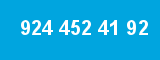 924 452 41 92 924 452 41 92